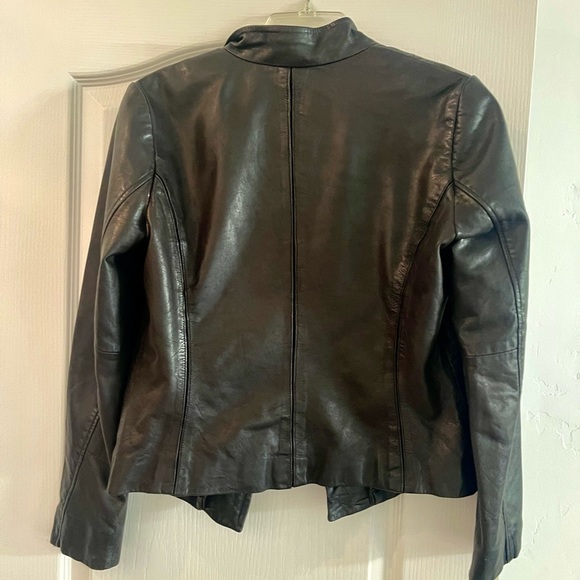 Lucky Brand Los Angeles Black buttery leather jacket - Picture 3 of 3